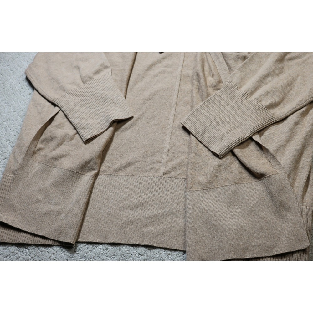 Ava & Viv Camel Heather Open Front Cardigan Sweater Plus Size 3X NWT - Picture 2 of 7